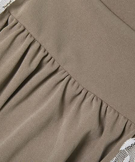 Mystical Asymmetrical Lace Mini Skirt - Fall Boho Chic & Halloween Ready for Women