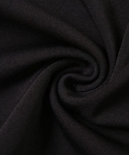 Chic Ruffle Waist High-Waisted Flare Pants - Black Fall Statement Piece