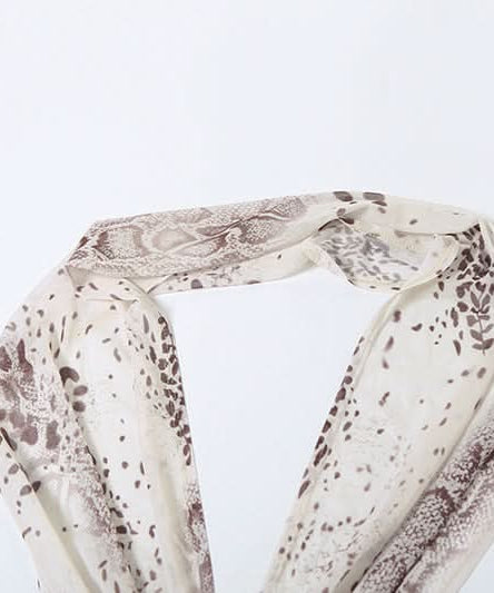 Showstopping Animal Print Halter Maxi Dress | Ruched Cutouts & High Slit | Holiday & Resort Ready