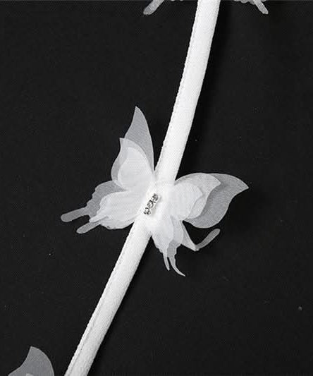 Enchanting White Butterfly Cut Out Mini Dress - Y2K Party, Halloween & Resort Chic