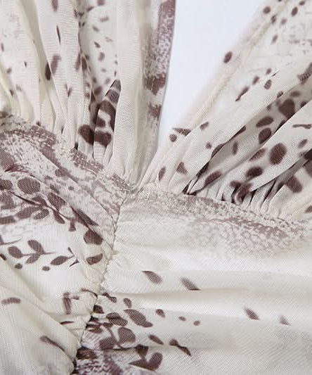 Showstopping Animal Print Halter Maxi Dress | Ruched Cutouts & High Slit | Holiday & Resort Ready