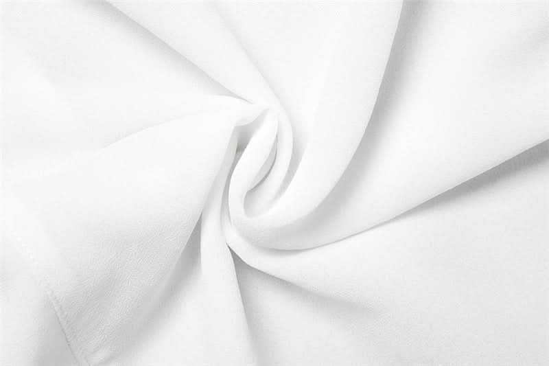 Enchanting White Butterfly Cut Out Mini Dress - Y2K Party, Halloween & Resort Chic