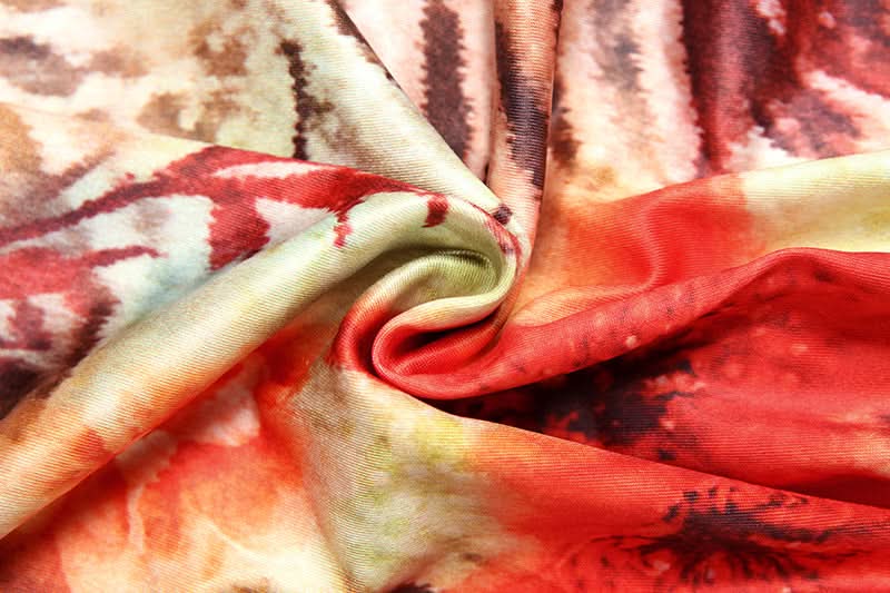 Vibrant Tropical Halter Ruffle Mini Dress - Chic Cut-Out Getaway & Resort Wear