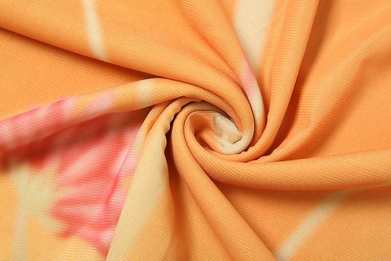 Autumn Glow Floral Mesh Maxi Skirt | Vibrant Gradient & Effortless Style