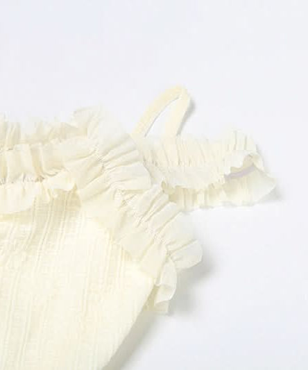 Chic Ruffle Cascading Off-Shoulder Cami Top - Effortless Boho for Fall