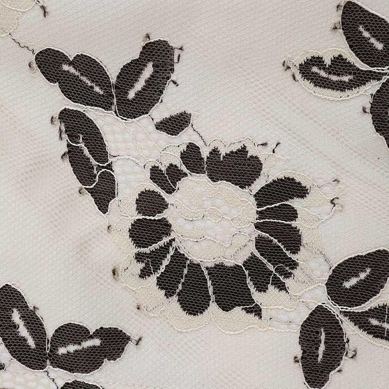 Chic Black & White Floral Bustier Top - Fall & Holiday Ready for Women