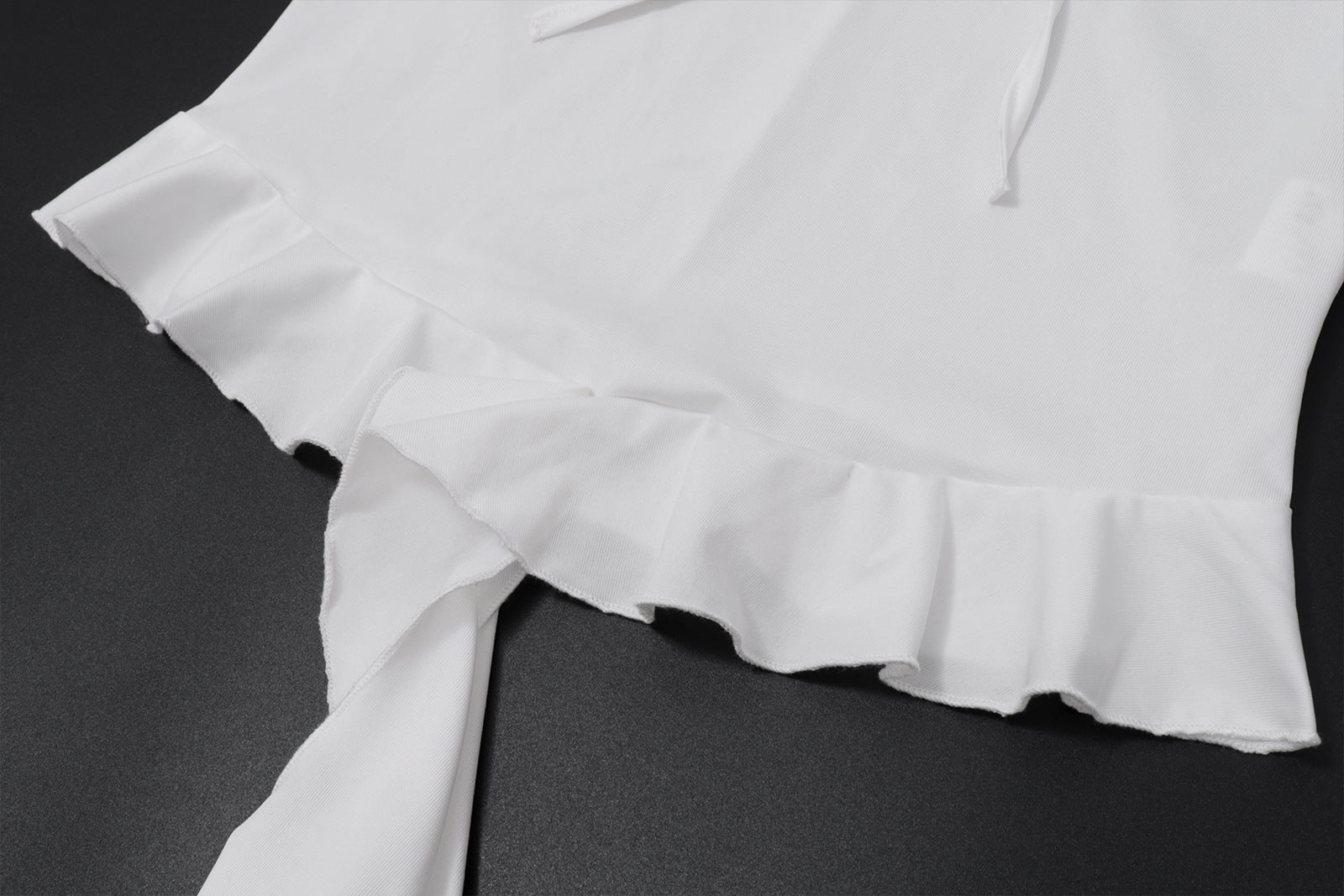 Romantic Ruffle Tie-Front Blouse: Flared Sleeve Peplum Top - Cozy Fall Chic