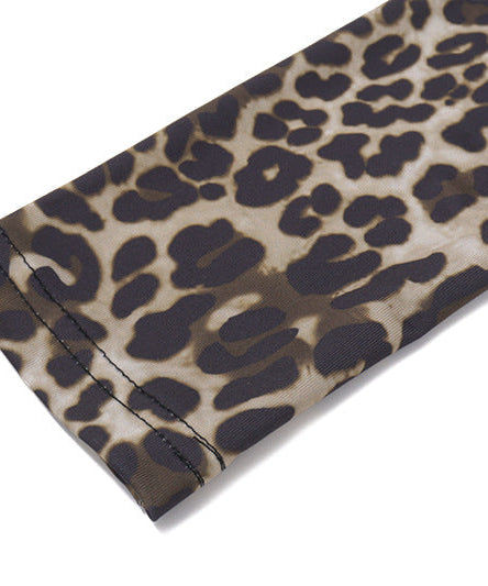 Fierce Fall Fashion: Leopard Print Halter Top with Chic Cold Shoulder Cut-Out