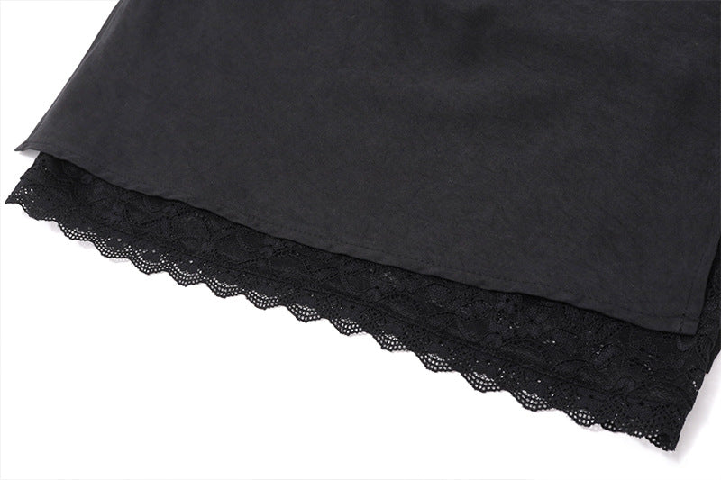 Dark Romance Lace Off-Shoulder Mini Dress - Your Chic Pick for Fall Nights & Holiday Parties