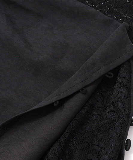 Dark Romance Lace Off-Shoulder Mini Dress - Your Chic Pick for Fall Nights & Holiday Parties