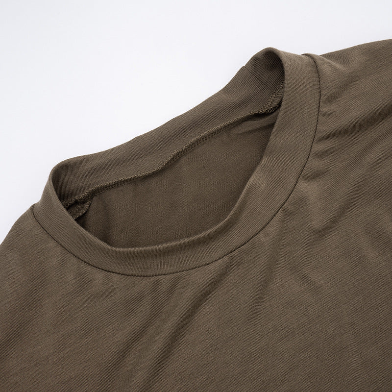 Fall Chic Cut-Out Back Long Sleeve Top - Open Shoulder & Back Style