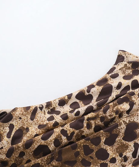 Unleash Your Wild Side: Chic Leopard Print Ruched Backless Tube Top - Your Fall Night Out & Party Essential
