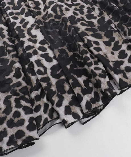 Effortless Fall Glam: Sweetheart Leopard Print Smocked Cami Maxi Dress