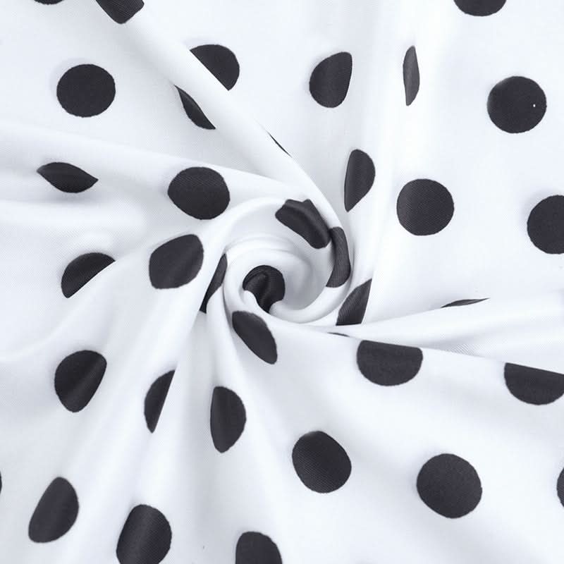 Chic Polka Dot Halter Maxi Dress - Backless Bodycon for Holiday Glamour