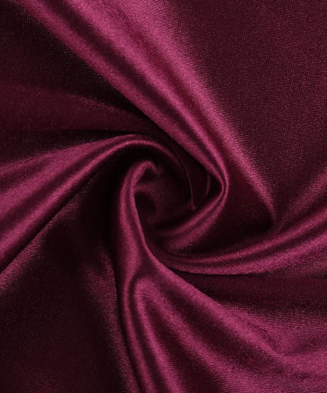 Elegant Wine Satin One-Shoulder Cutout Maxi Dress - Fall & Holiday Party Ready