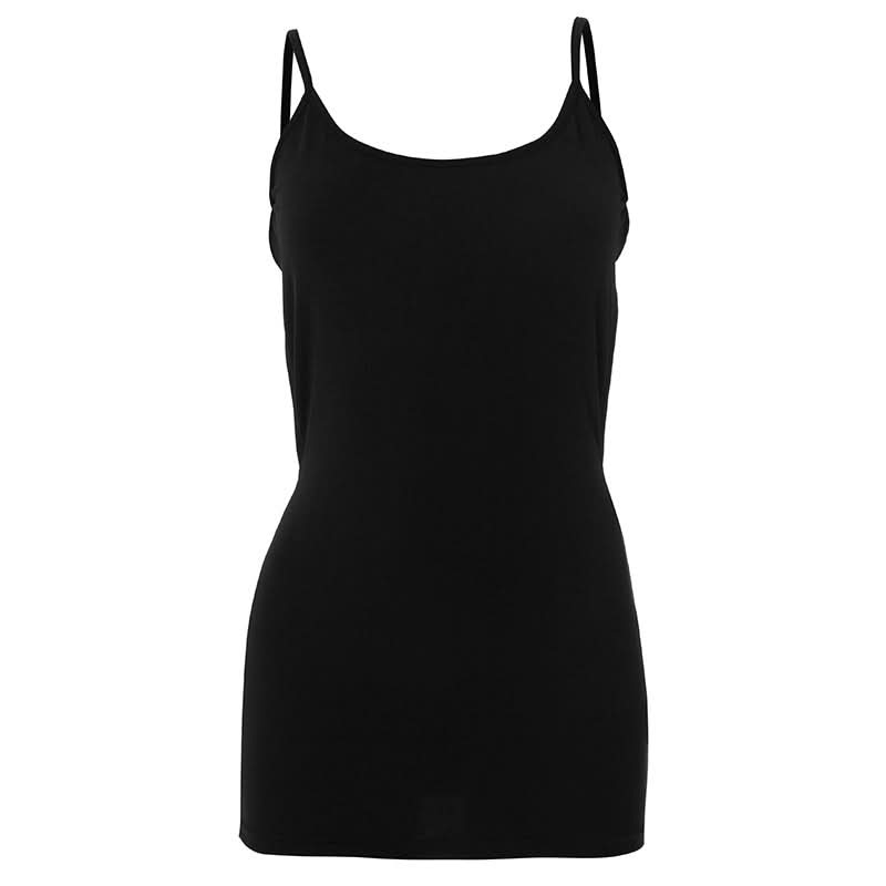 Effortless Chic Black Cami Mini Slip Dress - Versatile Fall & Holiday Essential for Women