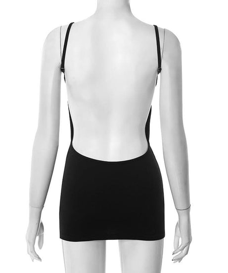 Effortless Chic Black Cami Mini Slip Dress - Versatile Fall & Holiday Essential for Women