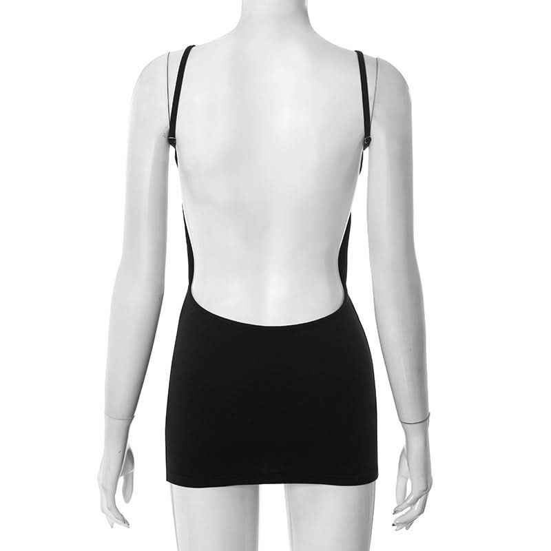 Effortless Chic Black Cami Mini Slip Dress - Versatile Fall & Holiday Essential for Women