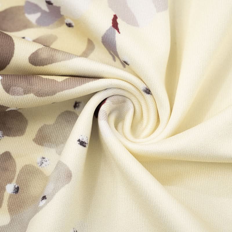 Wild Romance Asymmetric Leopard & Floral One-Shoulder Top - Fall Chic Style