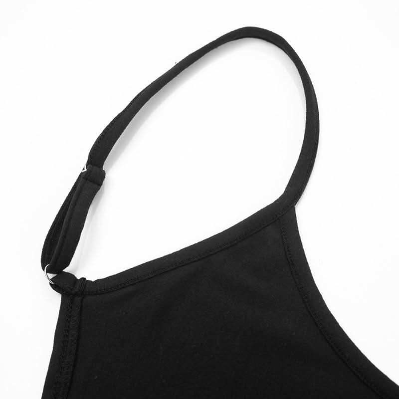 Effortless Chic Black Cami Mini Slip Dress - Versatile Fall & Holiday Essential for Women