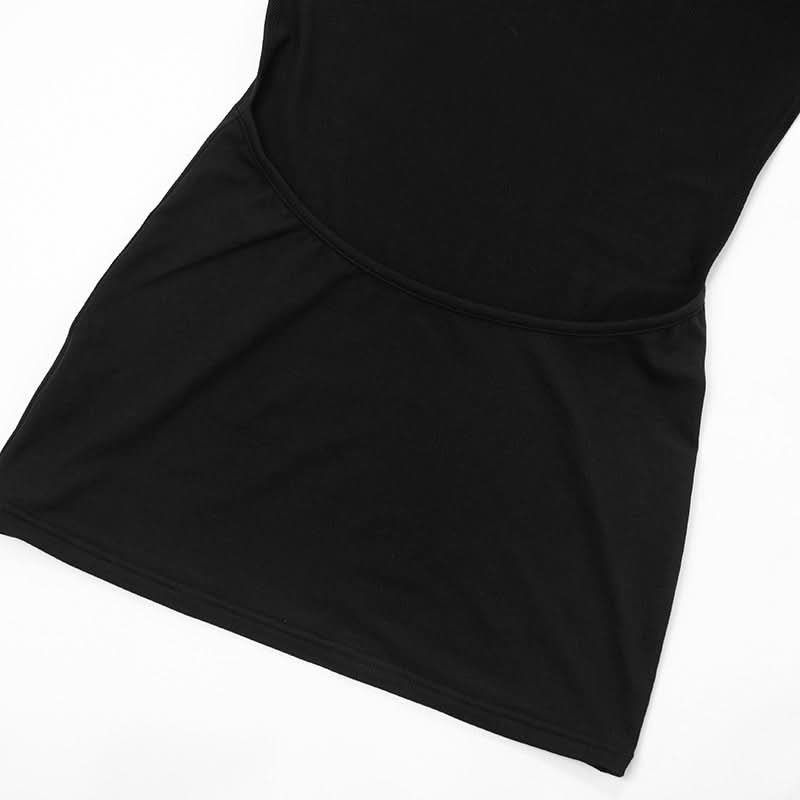 Effortless Chic Black Cami Mini Slip Dress - Versatile Fall & Holiday Essential for Women