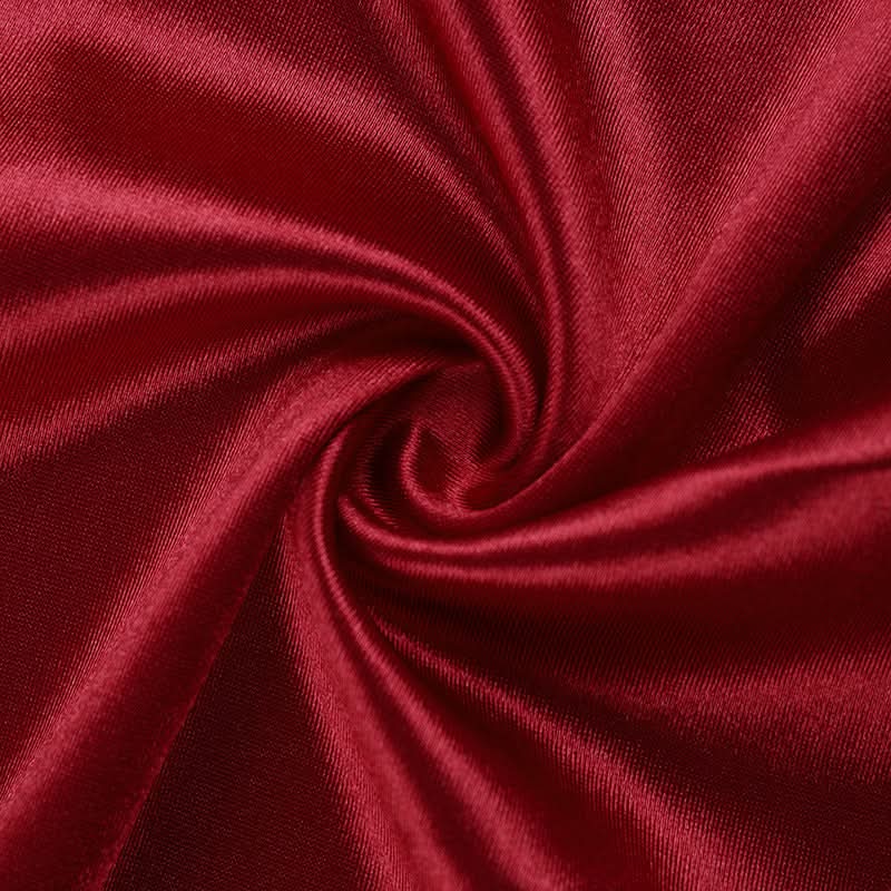 Lustrous Red Off-Shoulder Ruched Slit Maxi Gown | Your Showstopping Holiday & Gala Dress