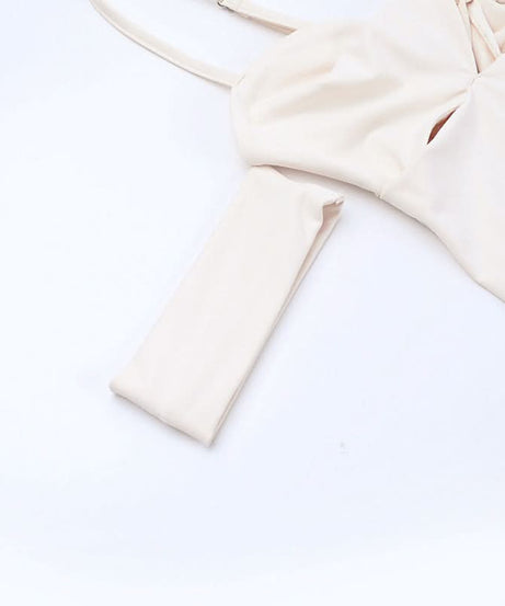 Chic Knot-Front Cutout Cold Shoulder Maxi Dress - Resort & Event Ready