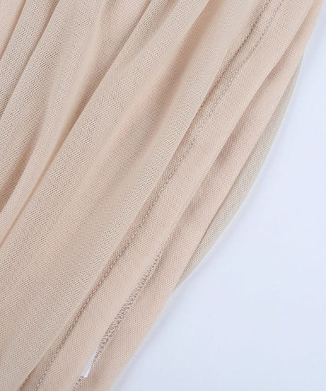 Chic Fall Nights: Off-Shoulder Ruched Mesh Long Sleeve Crop Top