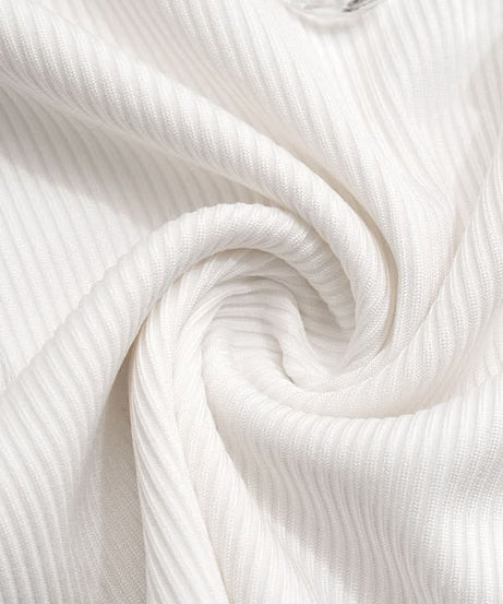 Chic Crystal Dewdrop Ribbed Square Neck Tank Top | Fall Glam Essential