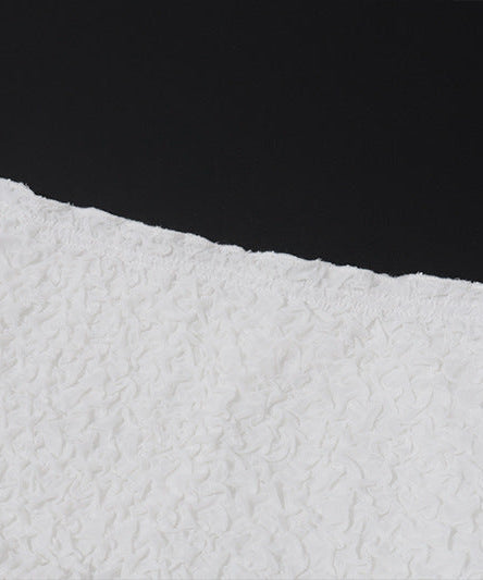 Chic Textured Sweetheart Ruffle Crop Top – Fall & Holiday Style