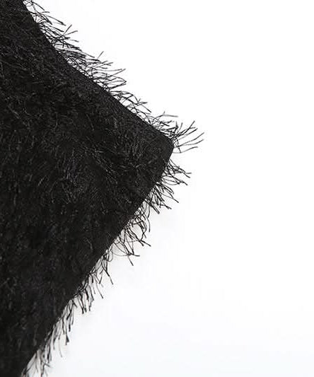 Whimsical Fluffy Low-Rise Shorts - Cozy Chic for Halloween & Holiday Parties