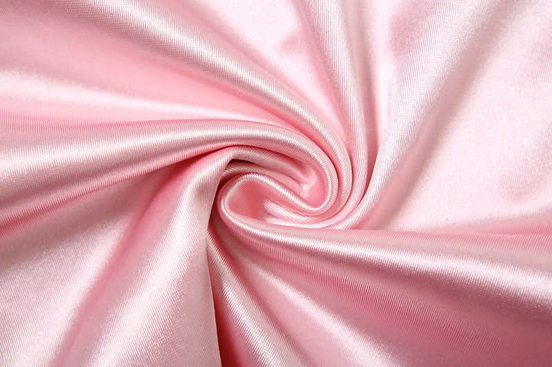 Glam Pink Satin & Lace Bustier Crop Top & Mini Skirt Set - Fall Party & Date Night Essential