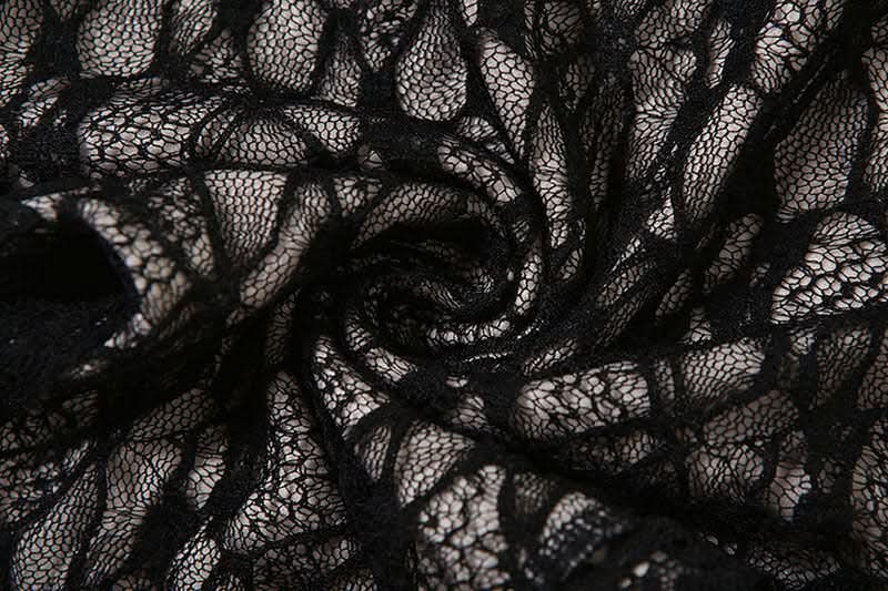 Alluring Black Lace Cami Bodysuit | Fall Fashion & Halloween Ready