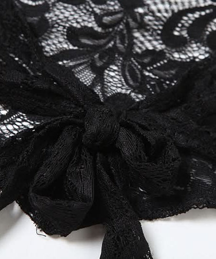 Sultry Black Lace Cutout Halter & High-Slit Midi Set - Your Halloween & Night Out Statement