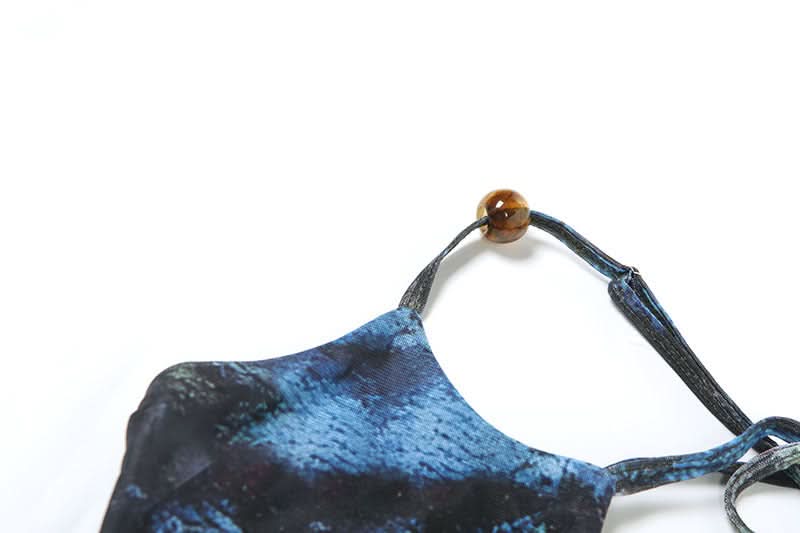 Sultry Escape: Abstract Zebra Mesh Cutout Maxi Dress - Self-Tie Halter