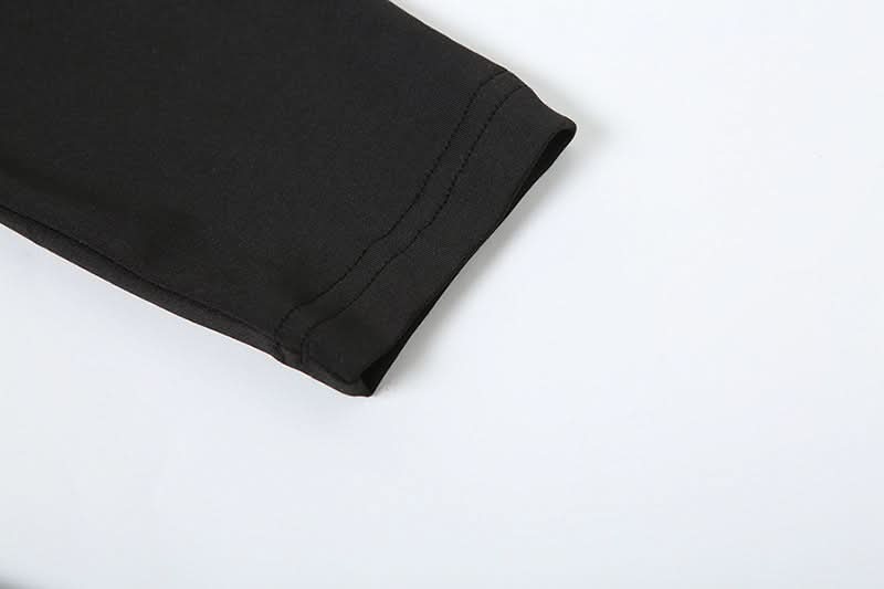 Sultry Black Off-Shoulder Long Sleeve Ladder Cut-Out Romper - Fall Nights & Party Essential