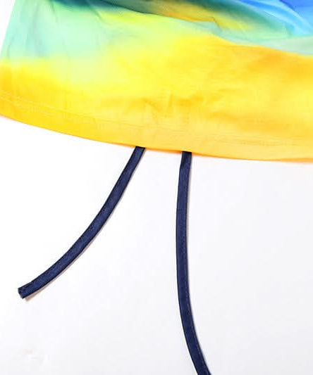 Vibrant Sunset Ombre Halter Crop Top & Maxi Skirt Set - Your Go-To for Fall Getaways & Resort Style