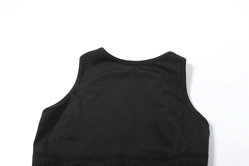 Black Lace Illusion Maxi Dress | Backless Glamour for Fall & Holiday Parties