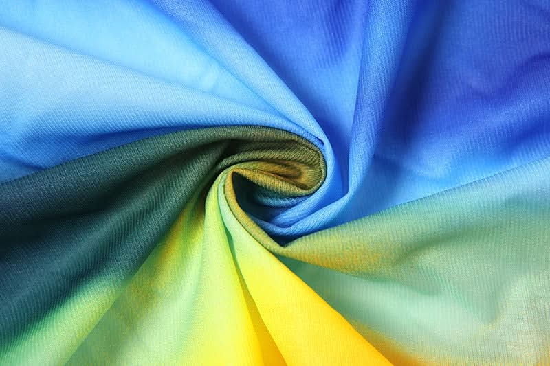 Vibrant Sunset Ombre Halter Crop Top & Maxi Skirt Set - Your Go-To for Fall Getaways & Resort Style