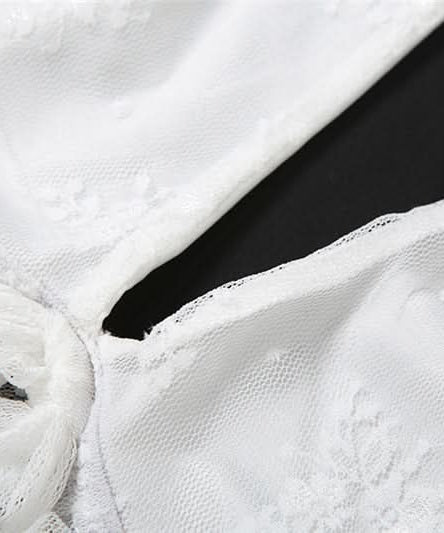 Ethereal White Lace Halter Top - Chic for Fall Getaways & Date Nights