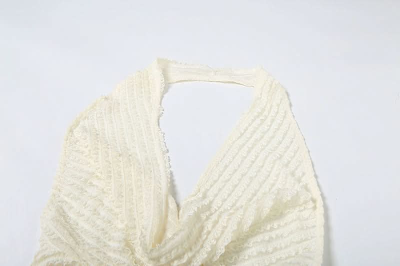 Chic Halter Cowl Neck Ruched Midi Dress - Your Go-To for Fall Events & Holiday Escapes