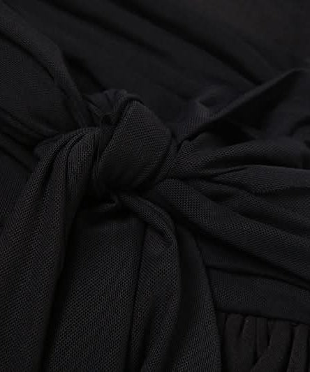 Mystic Nights Sequin Cross Halter Mini Dress - Your Ultimate Halloween & Holiday Party Look