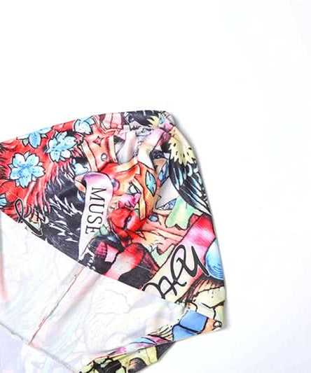 Dare to Stand Out: Edgy Tattoo Print Hooded Bodycon Mini Dress – Your Ultimate Halloween & Fall Party Look!