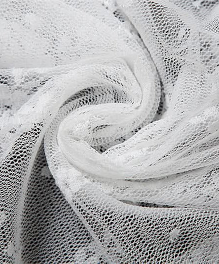 Ethereal White Lace Halter Top - Chic for Fall Getaways & Date Nights