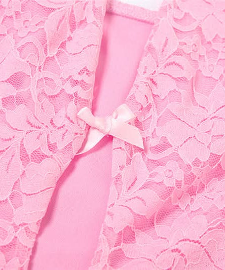 Flirty Pink Lace Halter Bodysuit | Tiered Ruffles & Chic Cold Shoulder Sleeves