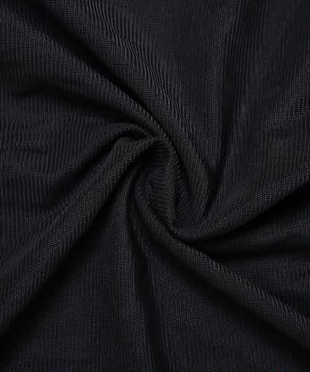 Sultry Black Mesh High Neck Mini Dress with Asymmetrical Statement Drape | Fall & Holiday Party Ready