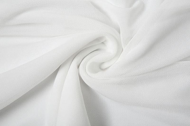 Daring White Ruched Halter Mini Dress | Metal Chain & Cutout - Your Fall Party & Night Out Essential