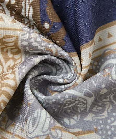 Trendy Y2K Scarf Print Crop Top - Asymmetric Long Sleeve Ruched Fall Fashion