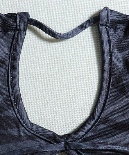 Sleek Black Zebra Print Cut-Out Bodycon Midi Dress – Daring Style for Fall Parties & Halloween