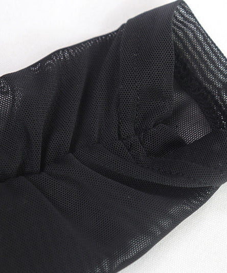 Sultry Black One-Shoulder Mesh Ruched Mini Dress - Your Fall & Holiday Party Statement